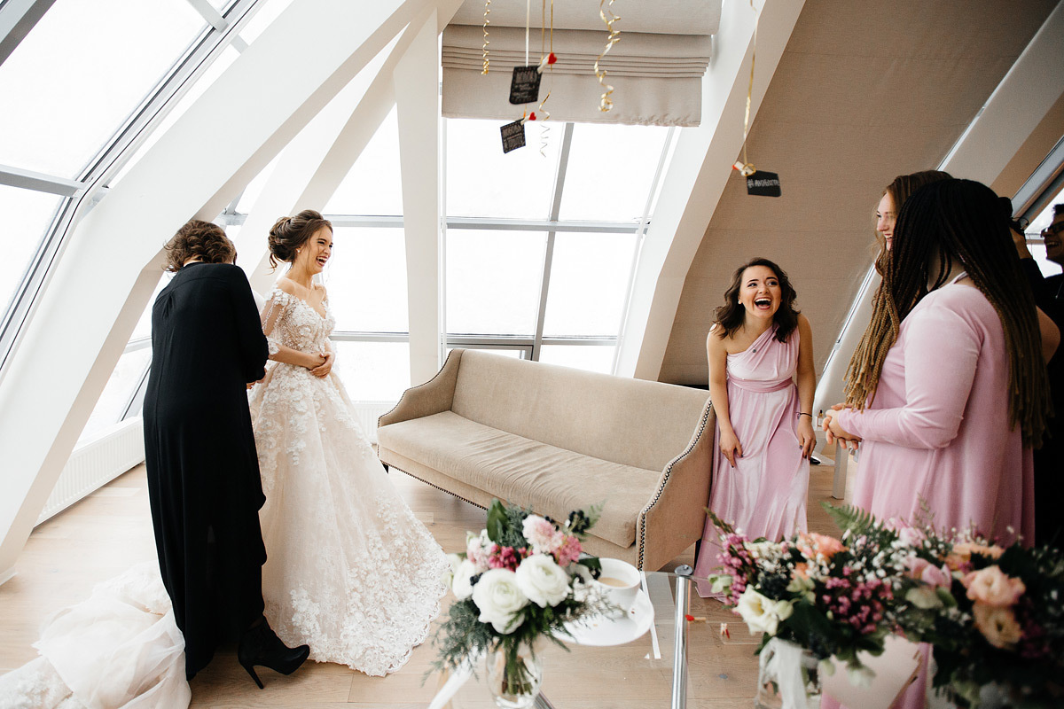 Свадьба в Москве с эмоциональным христианским венчанием. Архитектурный и интерьерный фотограф в Краснодаре | Дмитрий Демской