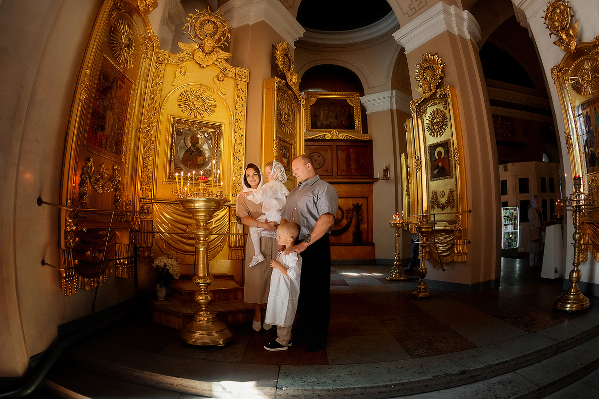 Фотосессия на крещение в Санкт-Петербурге Съемка крещения Спб Настя Околот