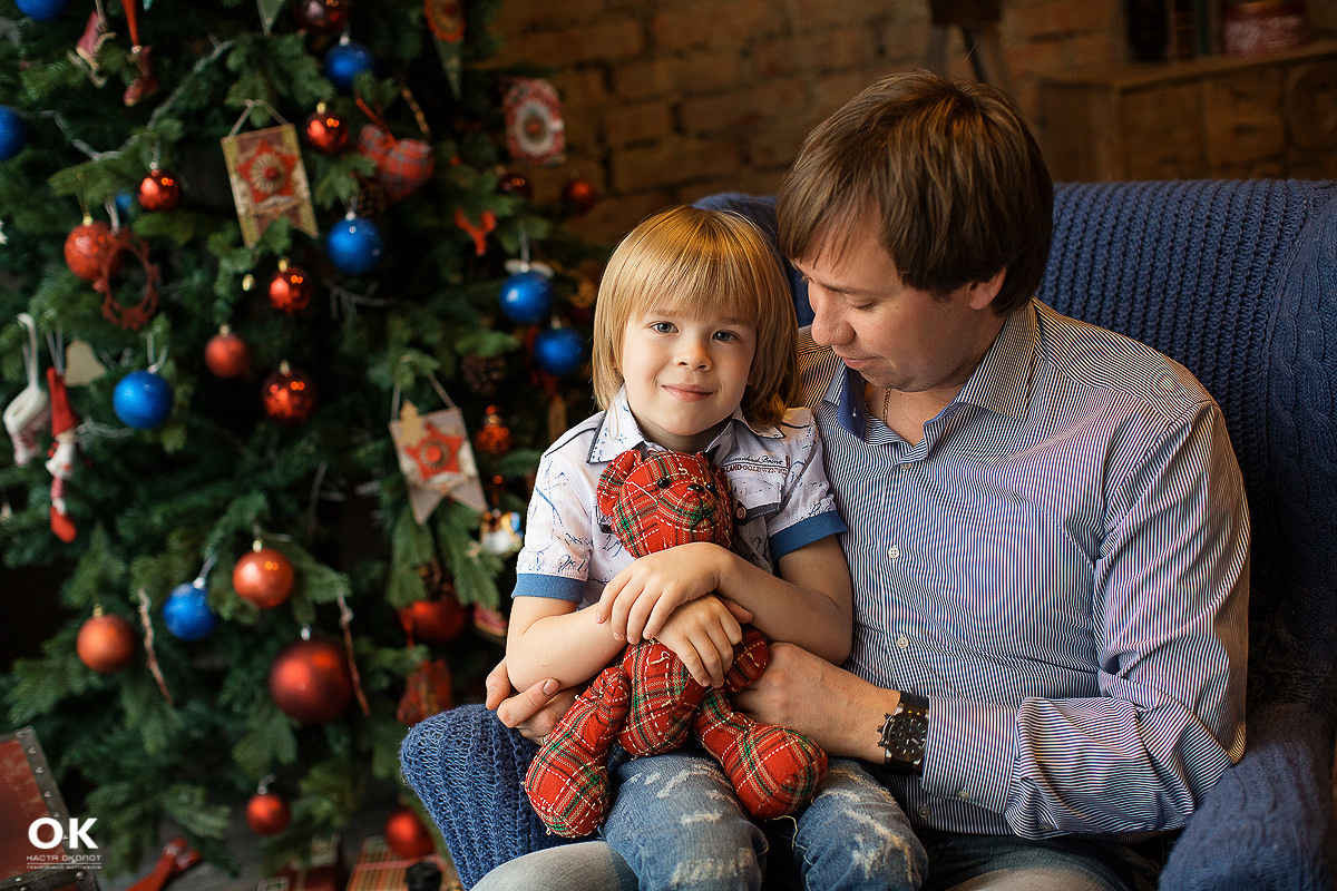 Новогодняя семейная фотосессия