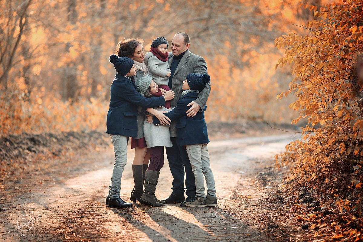 Фотоотчет с мастер — класса по съемке большой семьи в Ростове