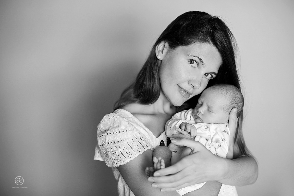 Фотосессия новорождённых в Санкт-Петербурге Настя Околот