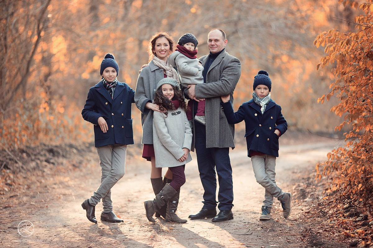 Фотоотчет с мастер — класса по съемке большой семьи в Ростове