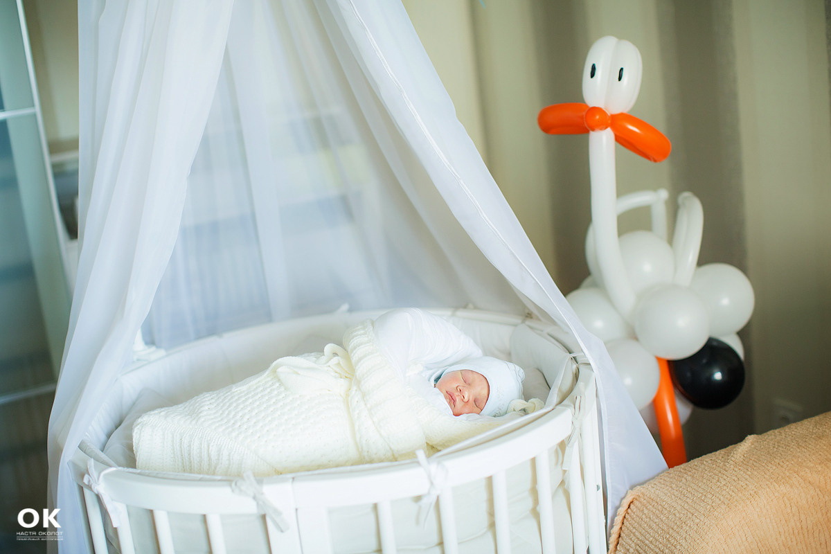 Фотосъёмка выписки из роддома в Санкт -Петербурге Настя Околот