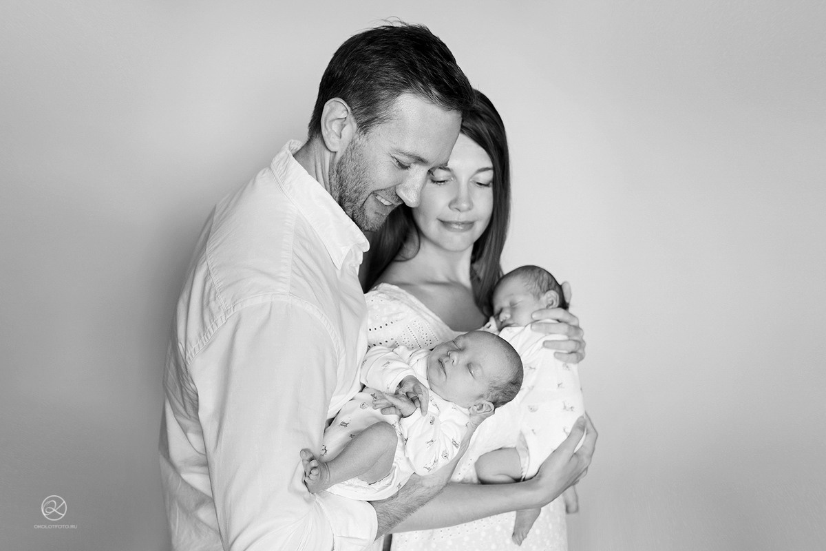 Фотосессия новорождённых в Санкт-Петербурге Настя Околот