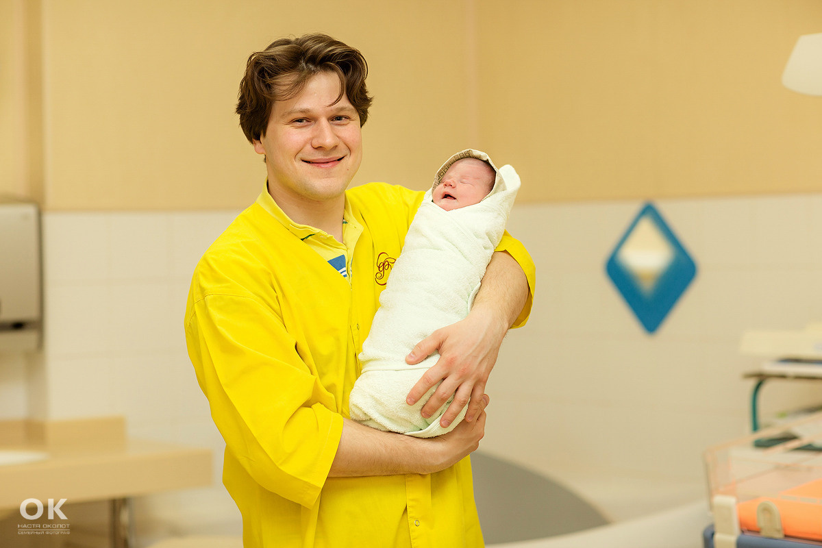 Фотосъёмка родов в Санкт-Петербурге Настя Околот