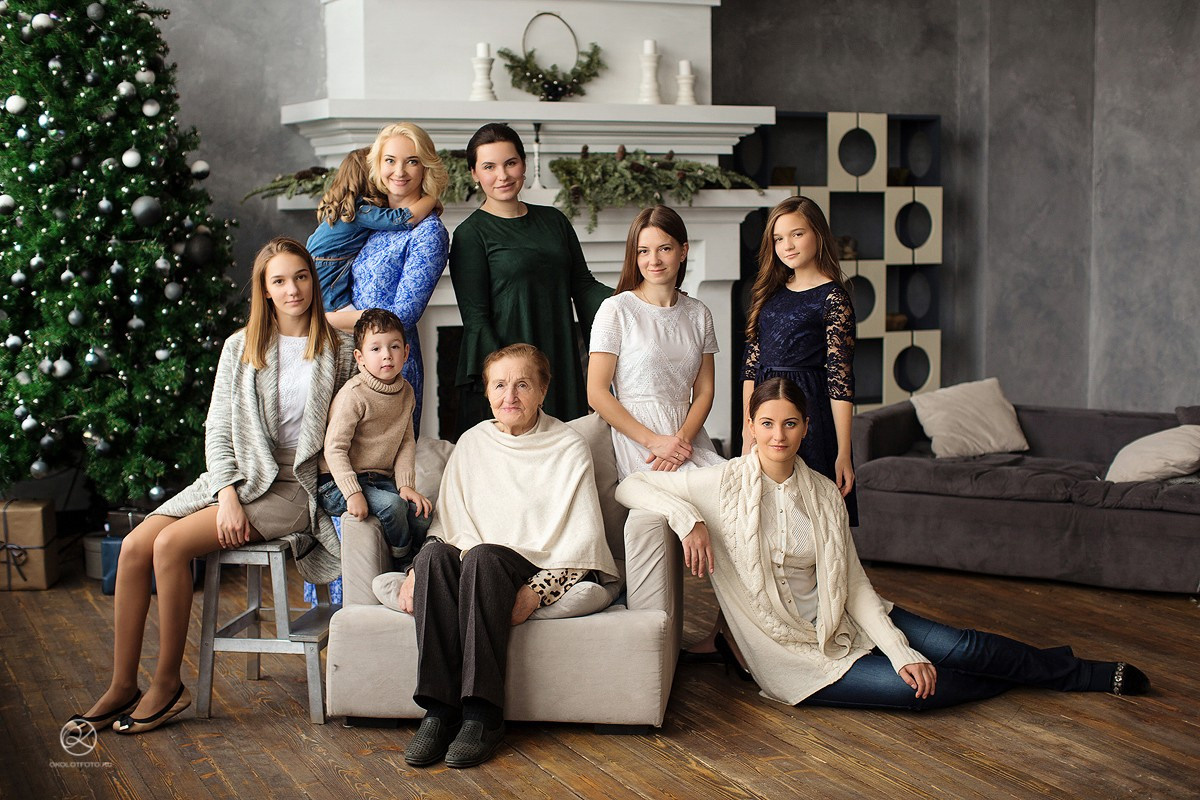 Семейный портрет под Новый год