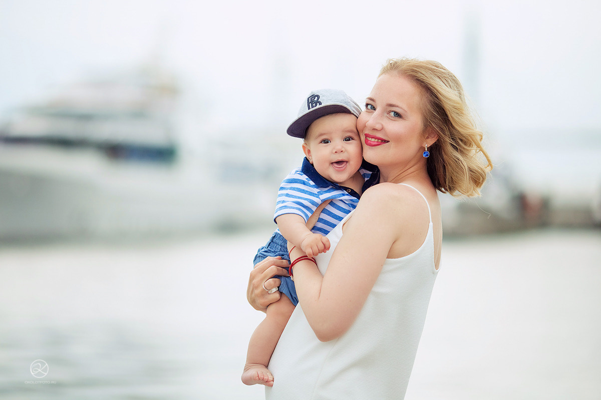 Семейная фотосессия с яхтами