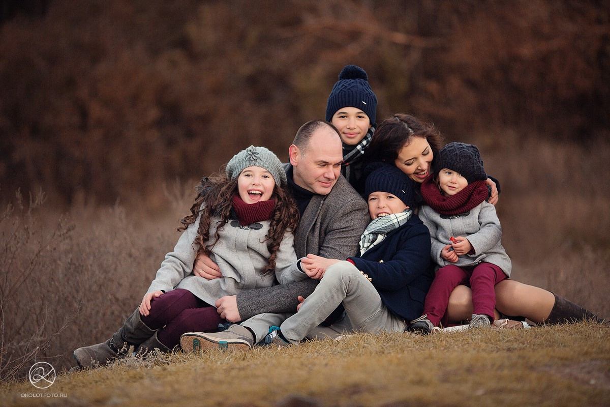 Фотоотчет с мастер — класса по съемке большой семьи в Ростове