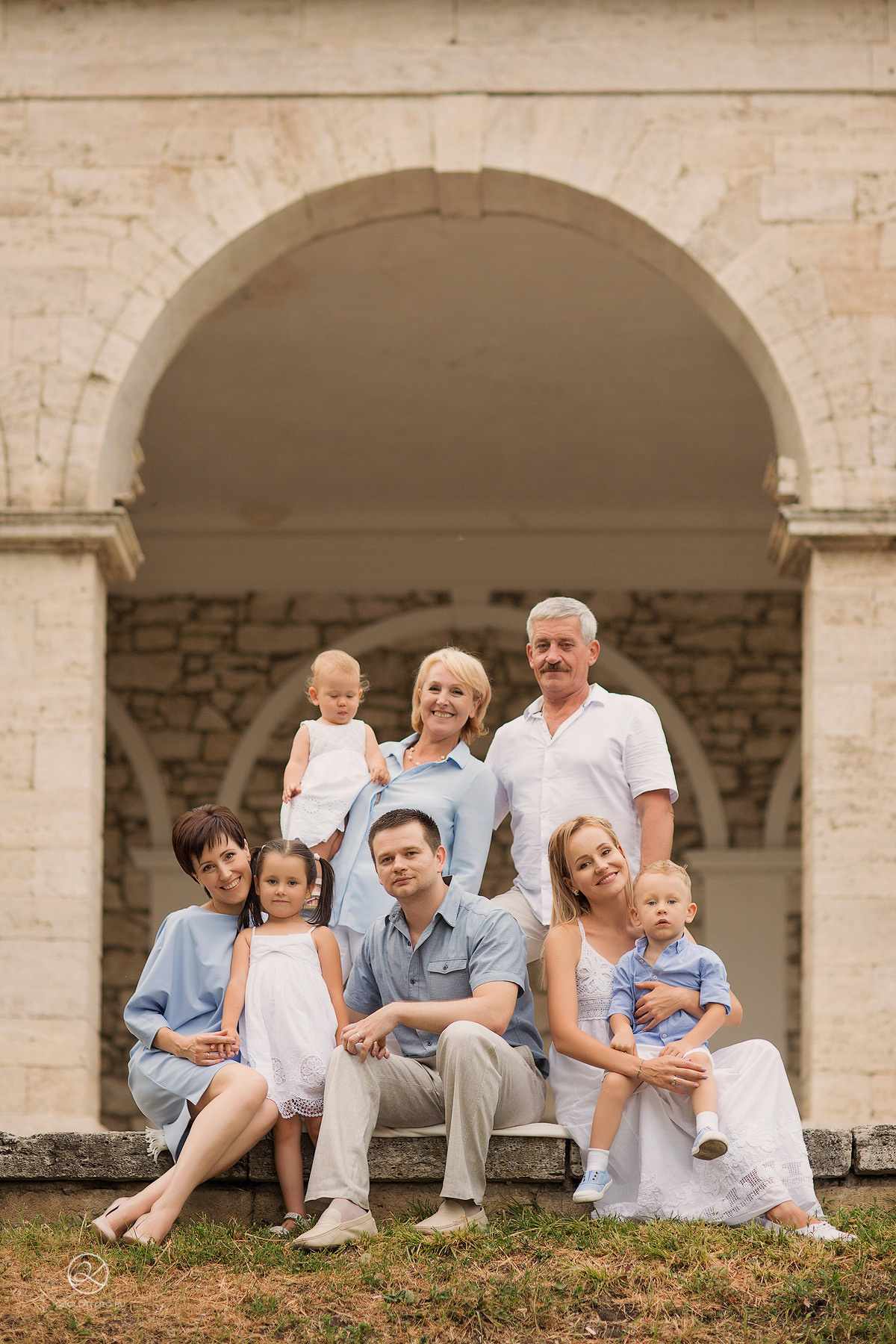 Фотоотчет с мк по съемке большой семьи в Пятигорске