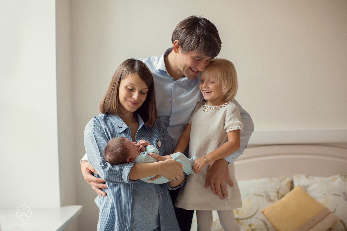 Фотосъёмка выписки из роддома в Санкт -Петербурге Настя Околот