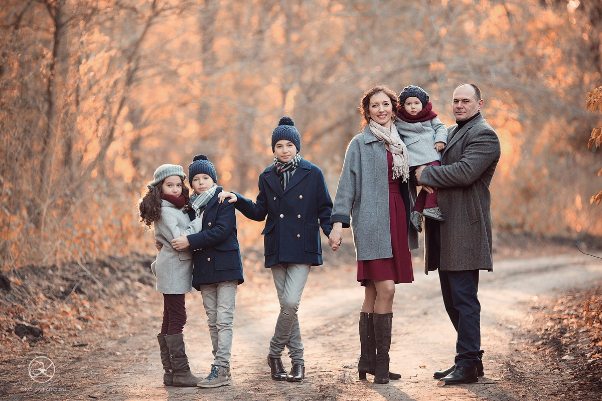 Фотоотчет с мастер — класса по съемке большой семьи в Ростове