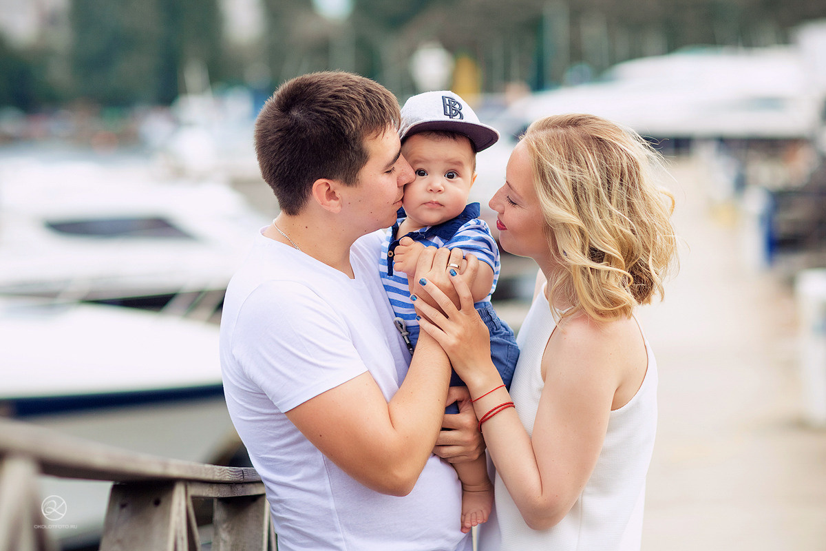 Семейная фотосессия с яхтами