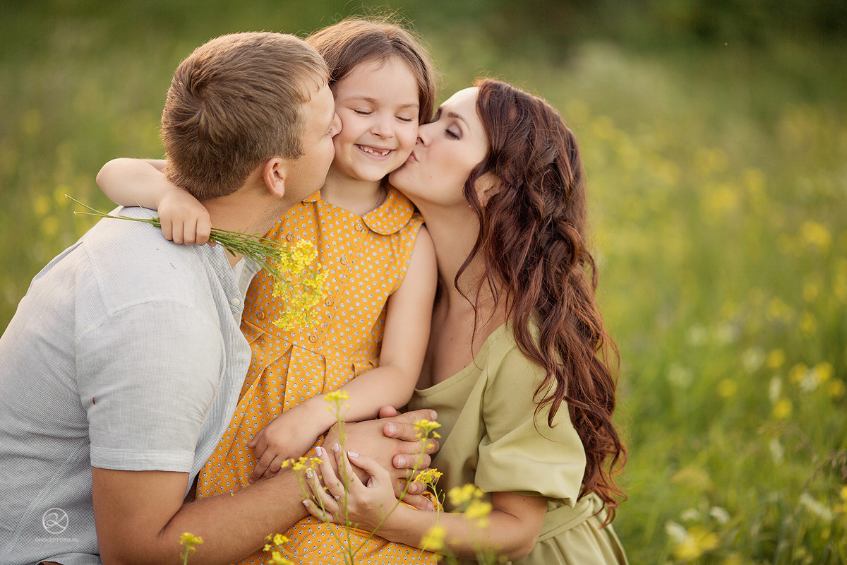 Фотосессия большой семьи, фотосессия бабушек с внуками