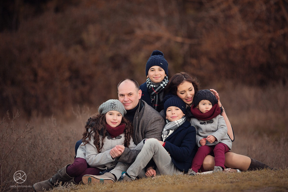 Фотоотчет с мастер — класса по съемке большой семьи в Ростове