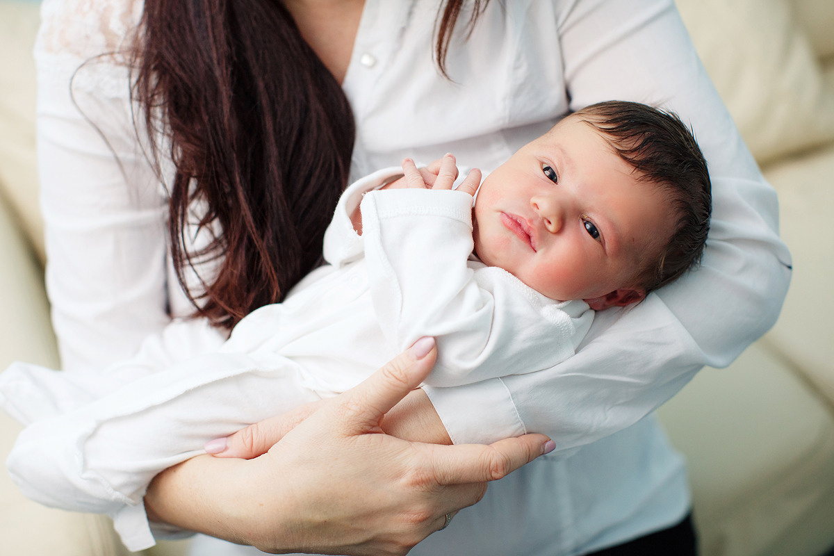 Фотосъёмка выписки из роддома в Санкт -Петербурге Настя Околот