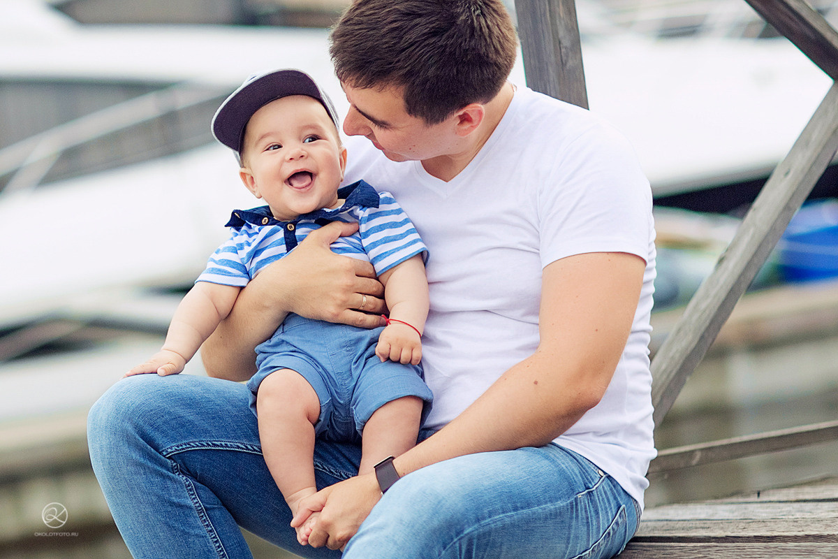 Семейная фотосессия с яхтами