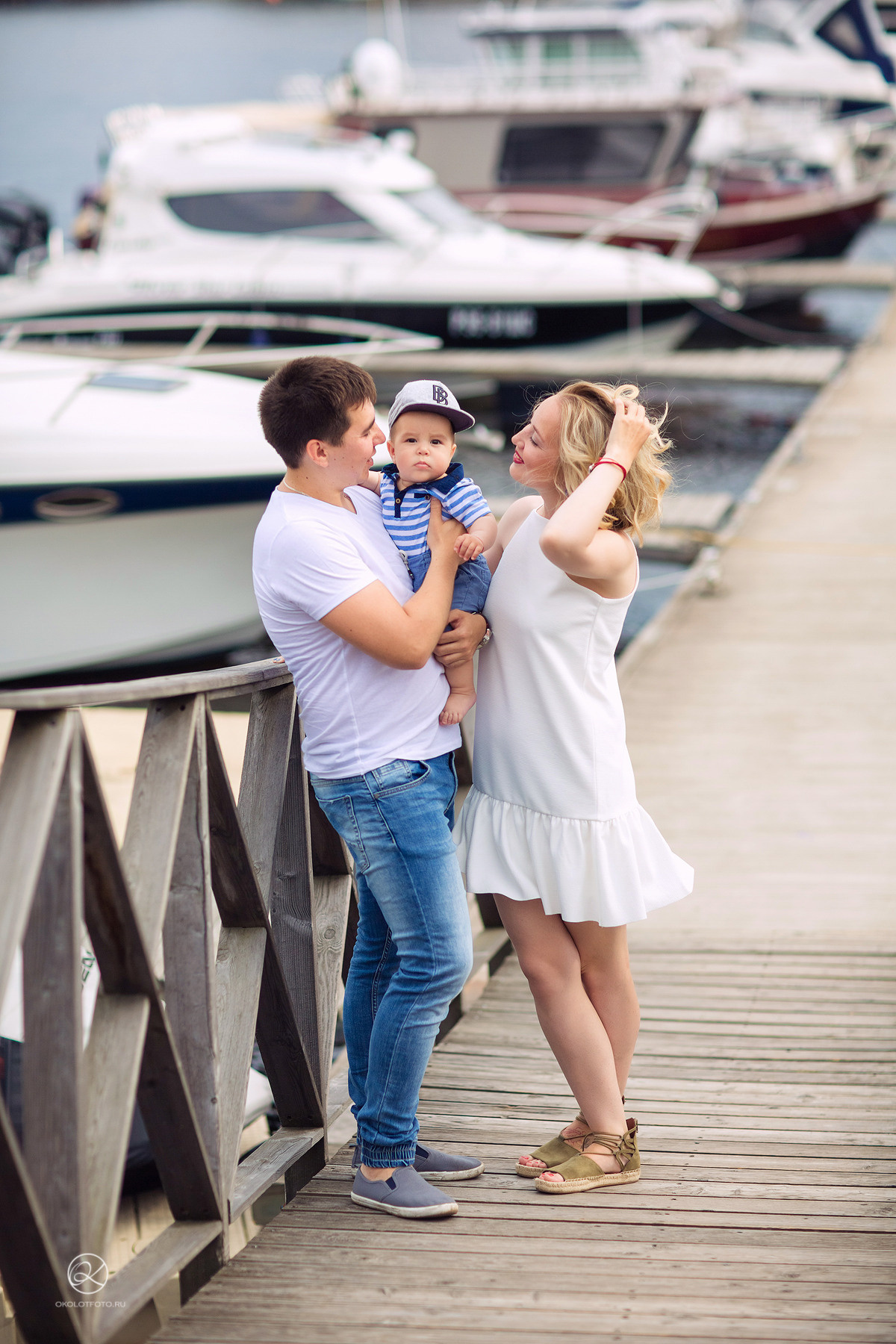 Семейная фотосессия с яхтами