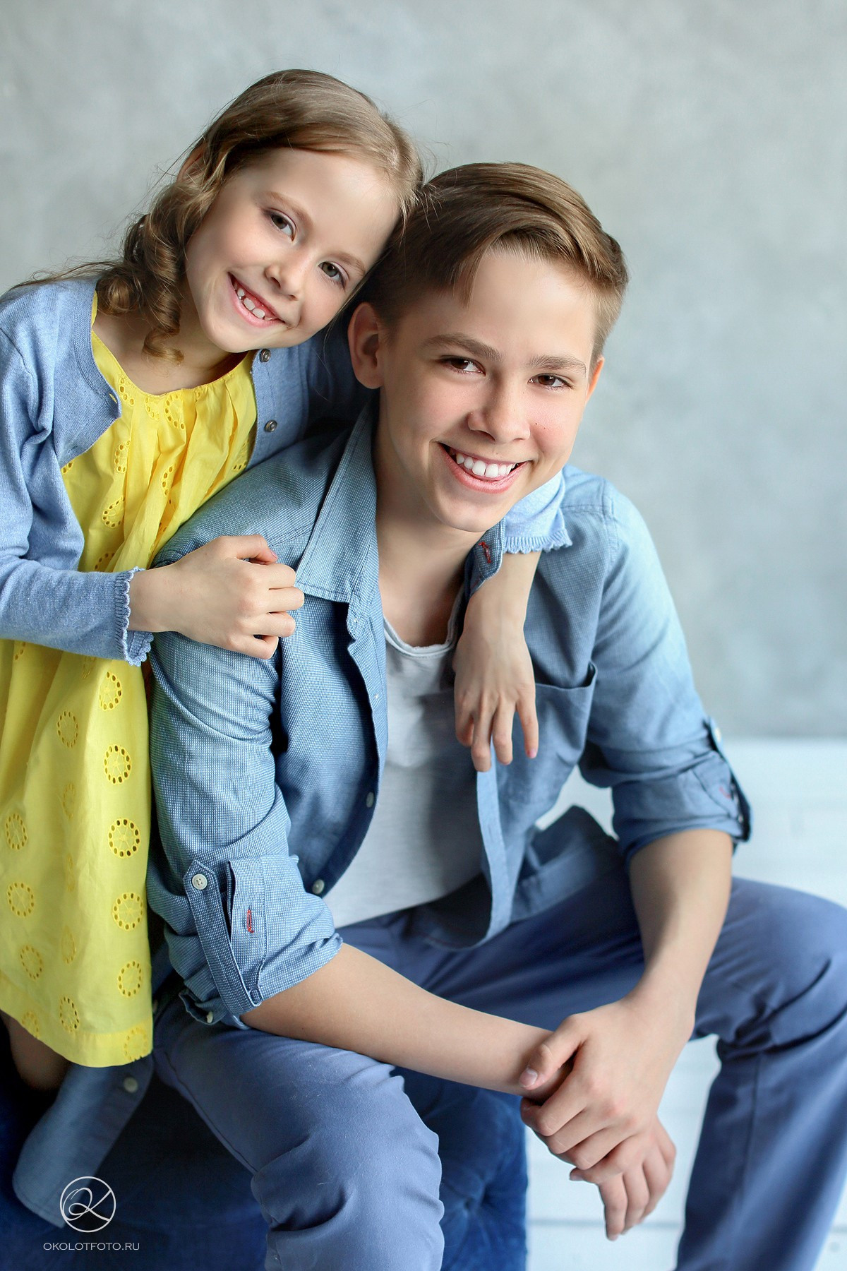 Фотосессия большой семьи в студии, семейная фотосессия в СПБ