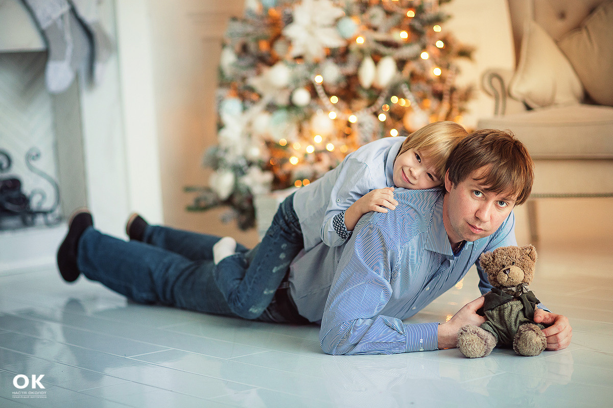 Новогодняя семейная фотосессия