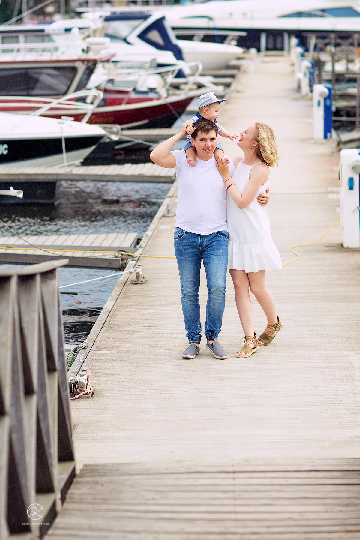 Семейная фотосессия с яхтами