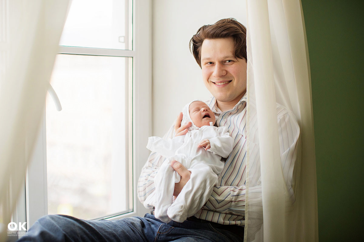 Фотосъёмка выписки из роддома в Санкт -Петербурге Настя Околот