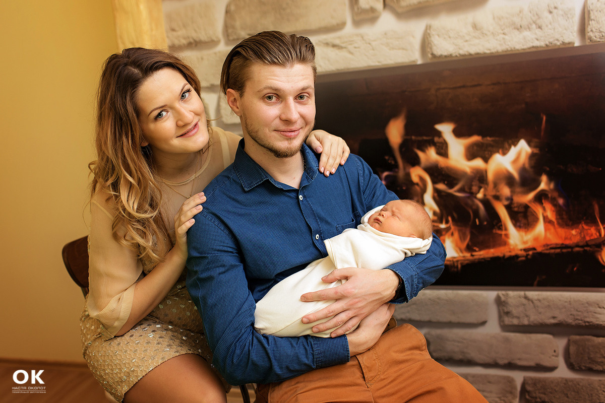 Фотосъёмка выписки из роддома в Санкт -Петербурге Настя Околот