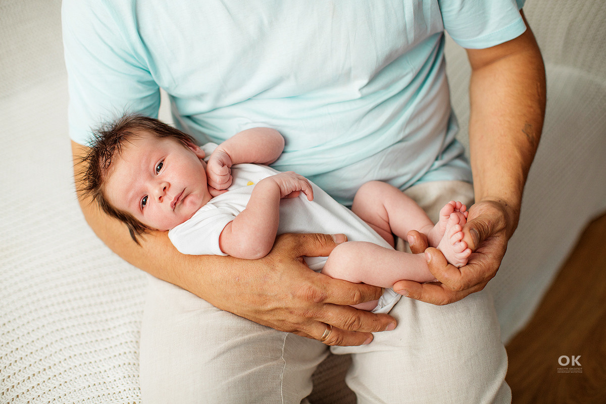 Фотосессия новорождённых в Санкт-Петербурге Настя Околот