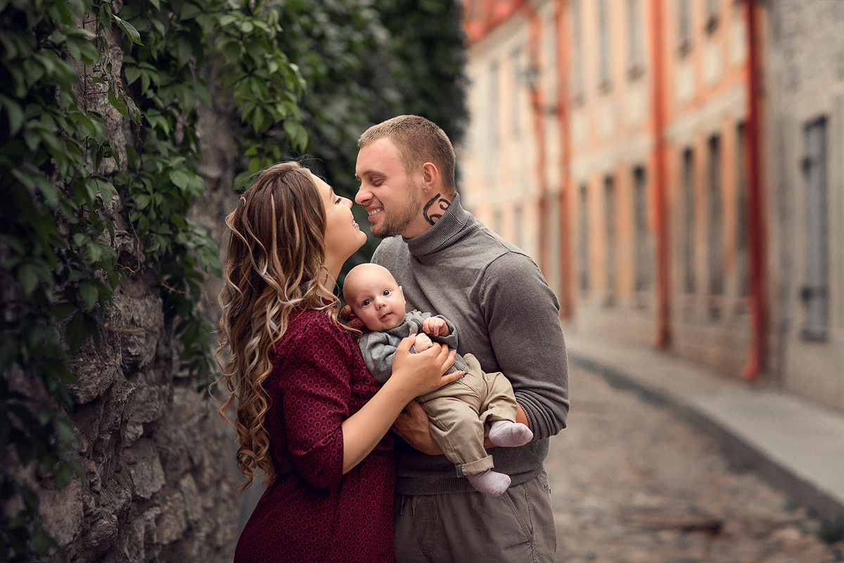 Съемка в студии семейная фотосессия Спб