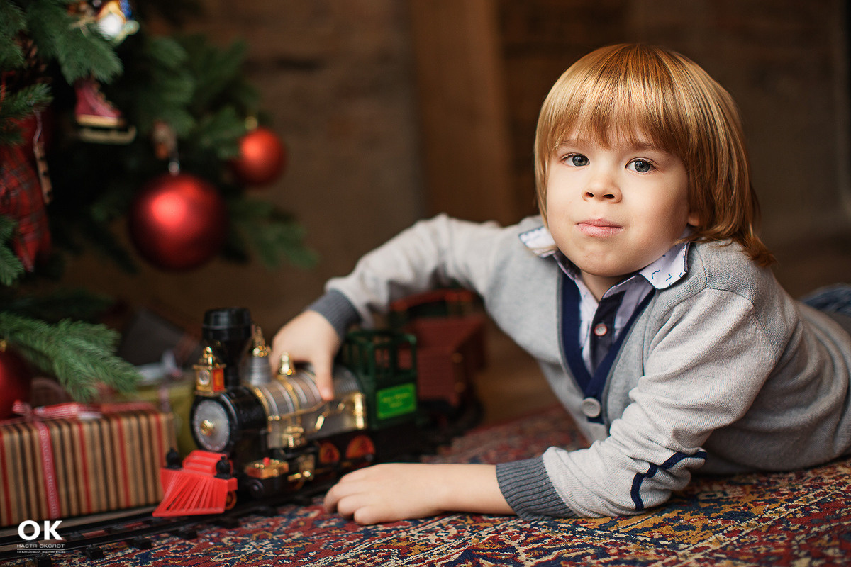 Новогодняя семейная фотосессия