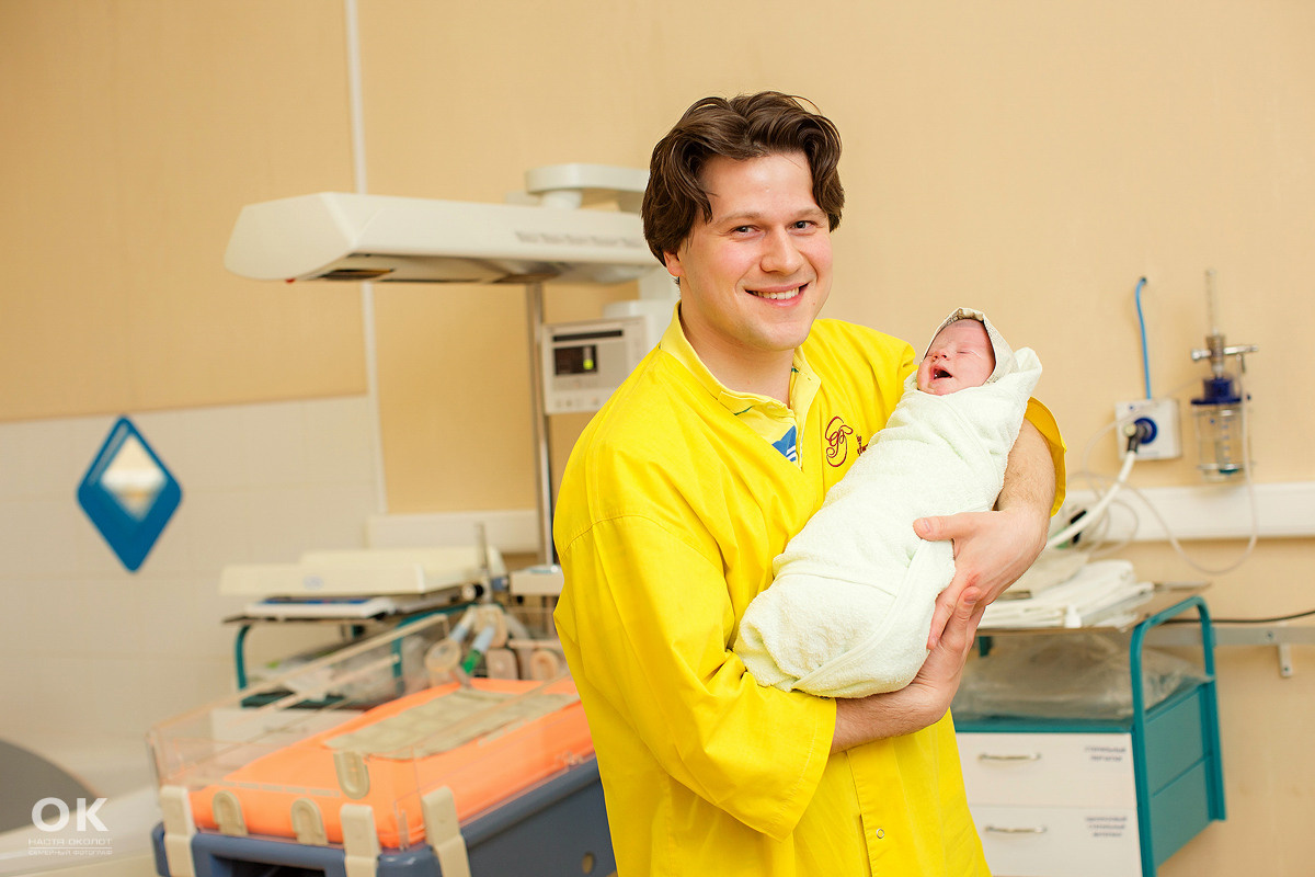 Фотосъёмка родов в Санкт-Петербурге Настя Околот