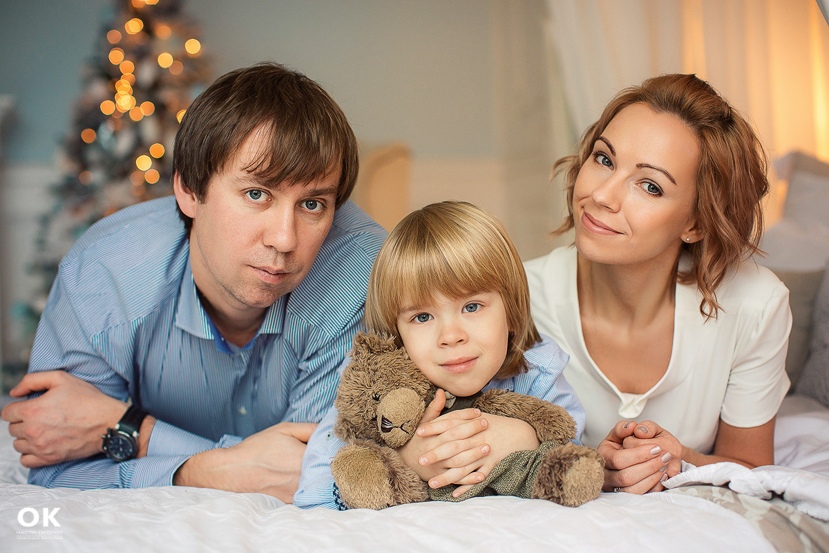 Новогодняя семейная фотосессия
