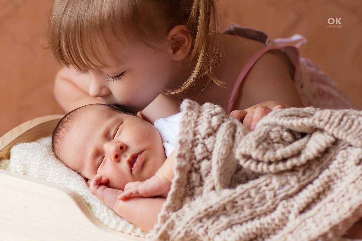 Фотосессия новорождённых в Санкт-Петербурге Настя Околот