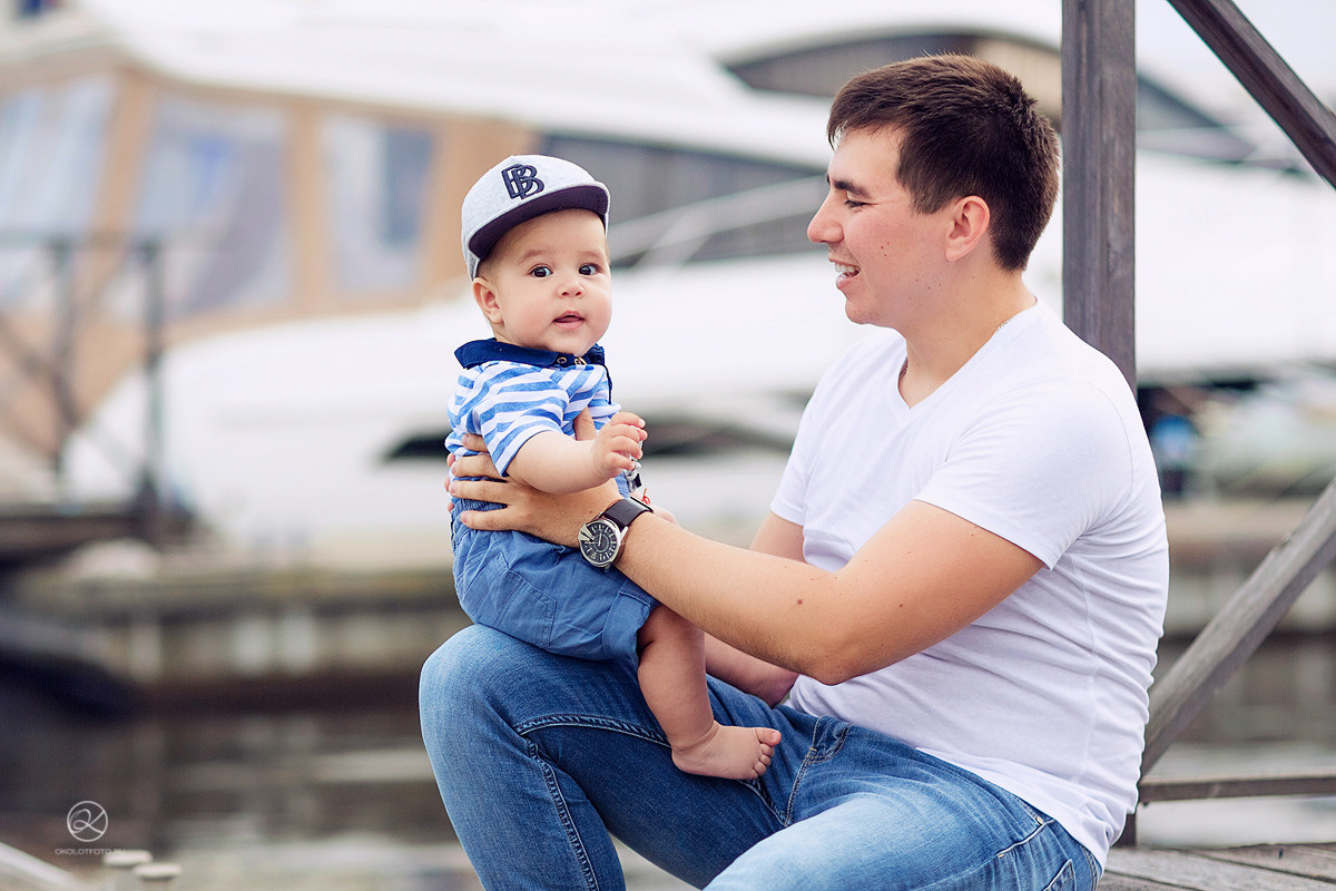 Семейная фотосессия с яхтами