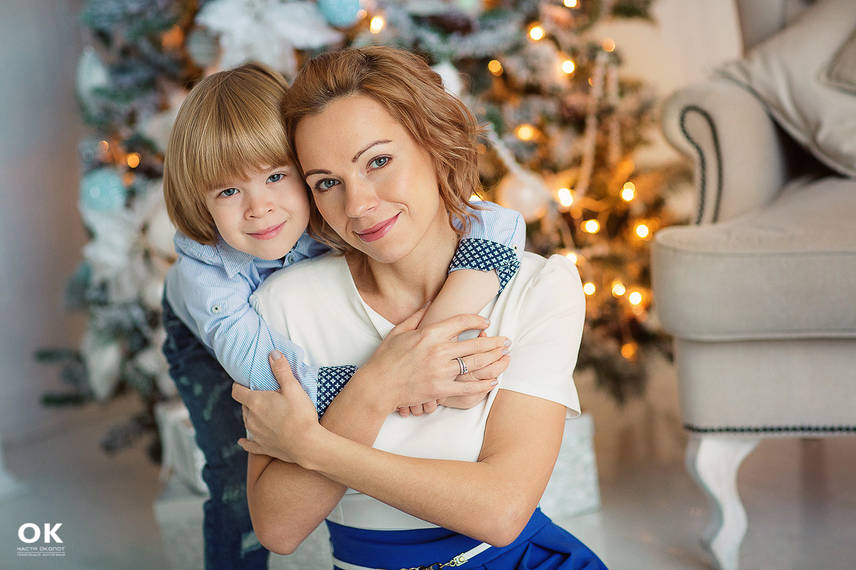 Новогодняя семейная фотосессия