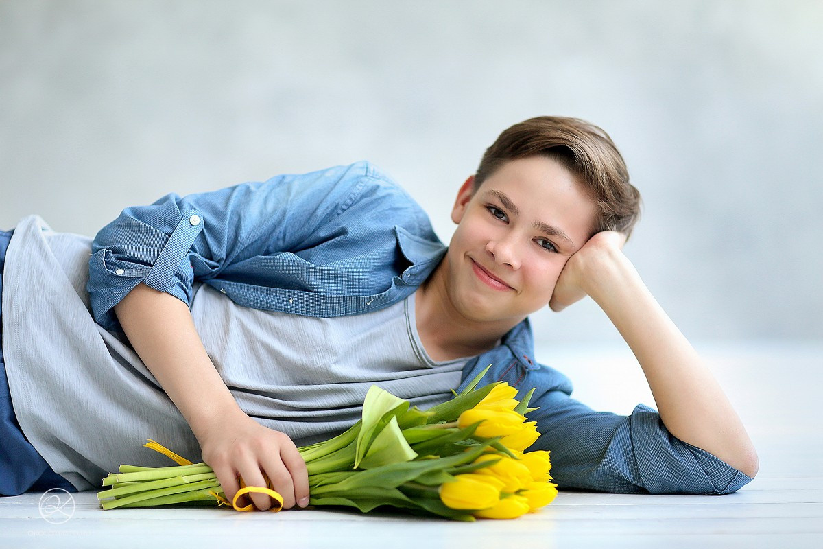 Фотосессия большой семьи в студии, семейная фотосессия в СПБ