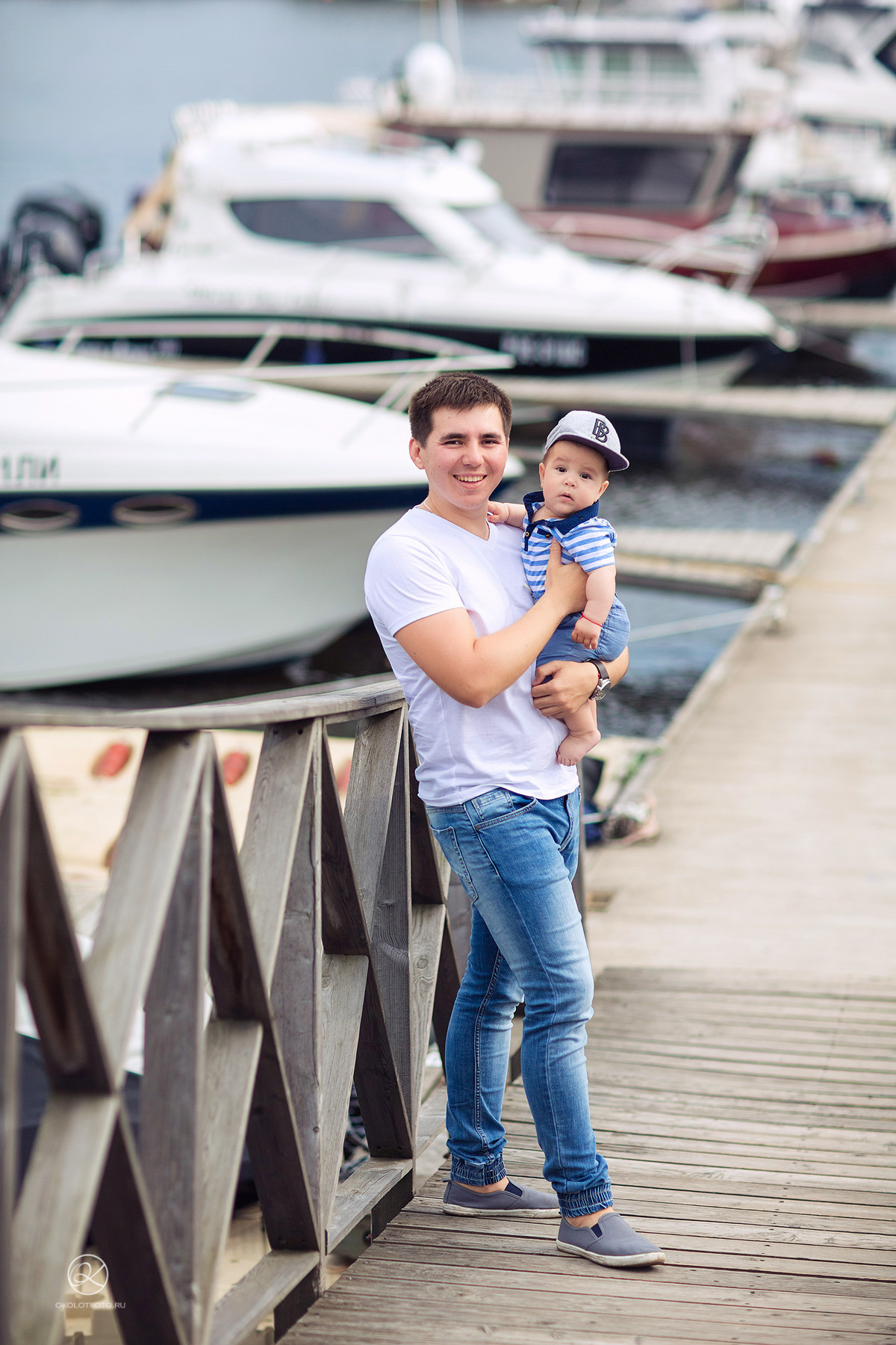 Семейная фотосессия с яхтами