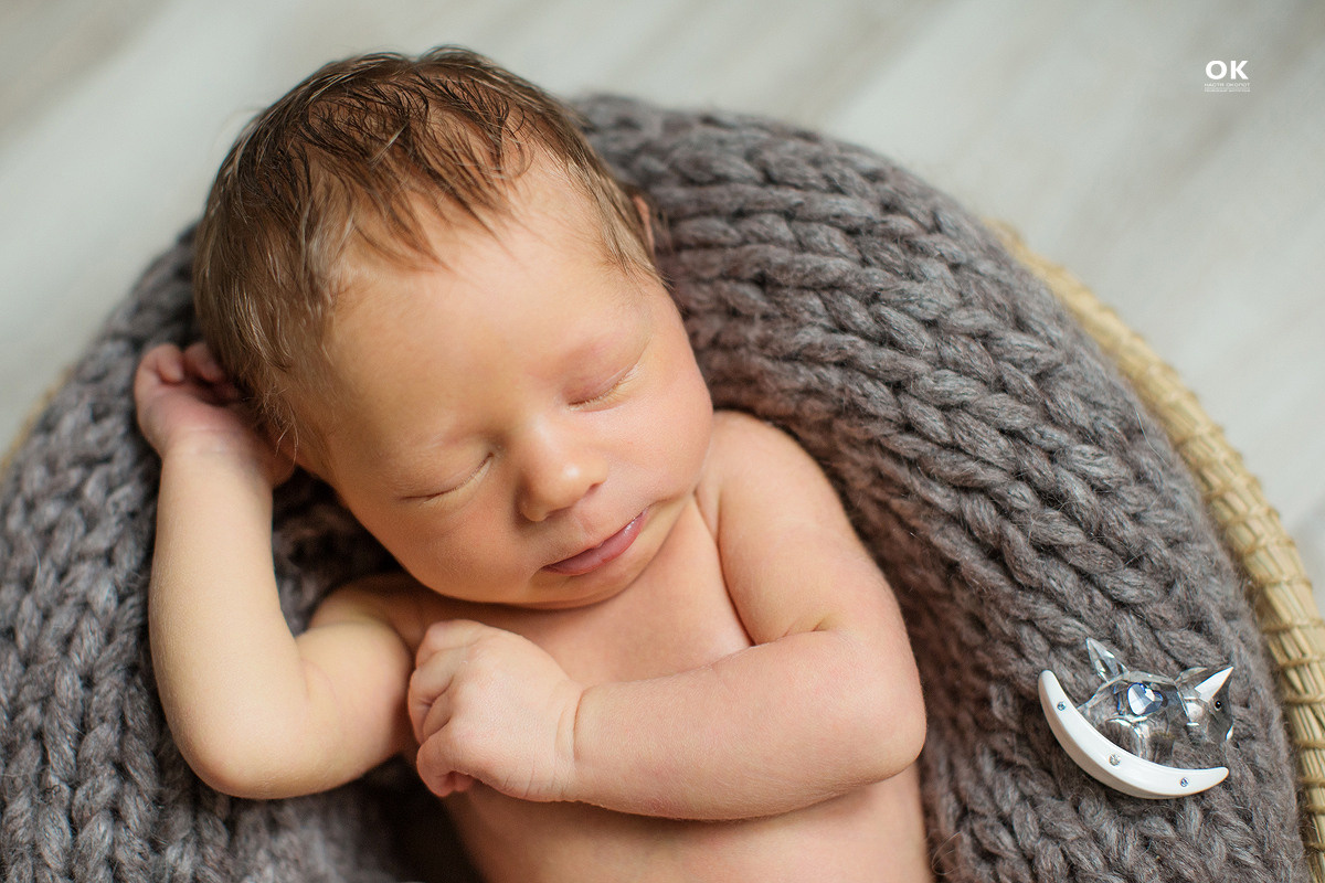 Фотосессия новорождённых в Санкт-Петербурге Настя Околот
