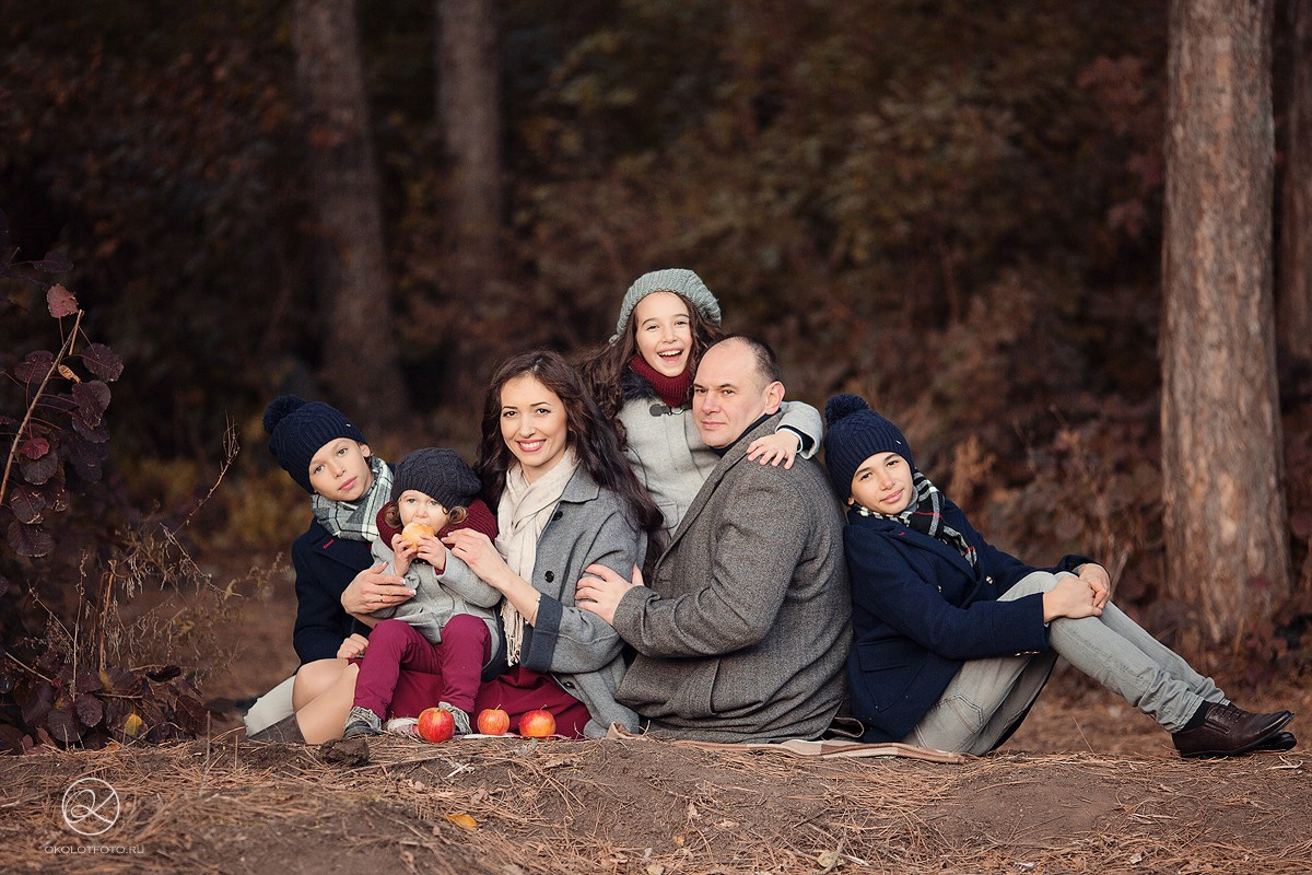 Фотоотчет с мастер — класса по съемке большой семьи в Ростове