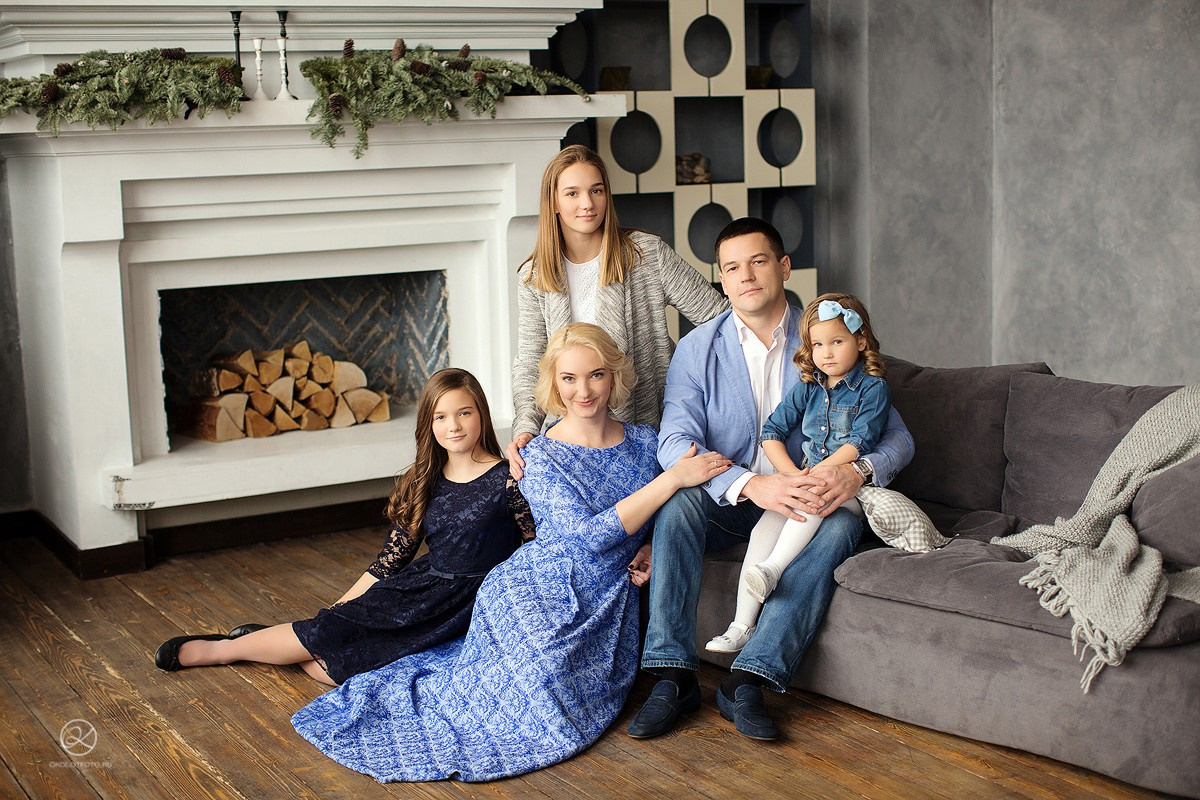 Семейный портрет под Новый год