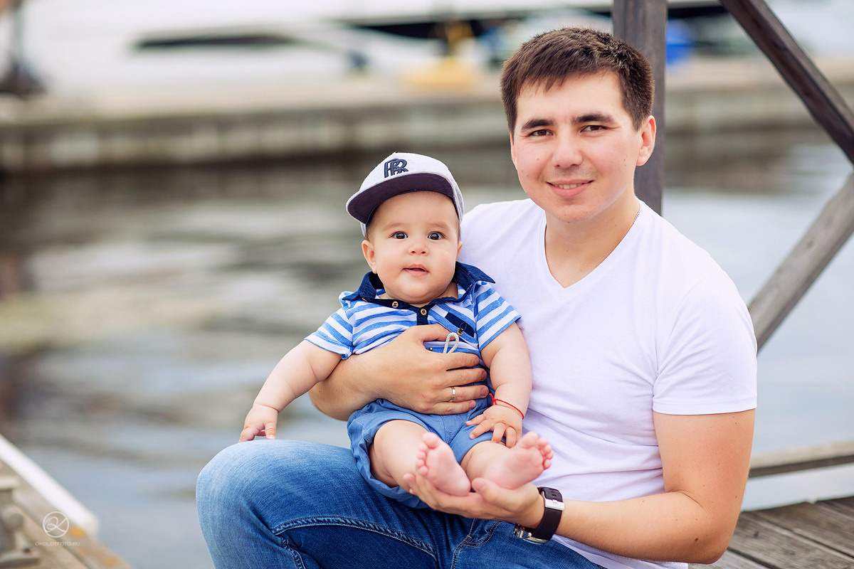 Семейная фотосессия с яхтами