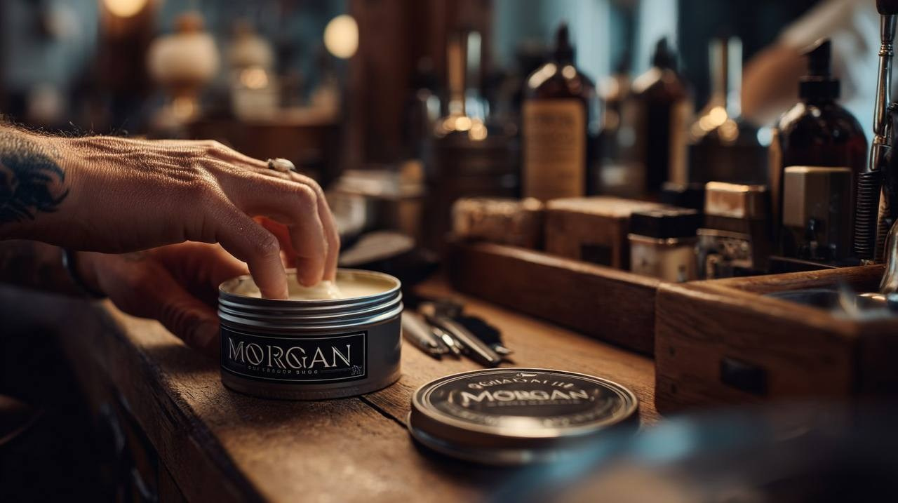 Визуальная концепция для барбершопа. Ekaterina Kiral — Visual Branding & AI Creation