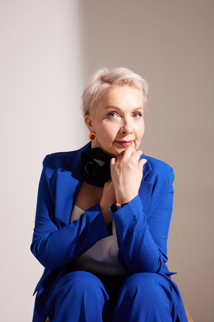 BLUE. Фотомодель