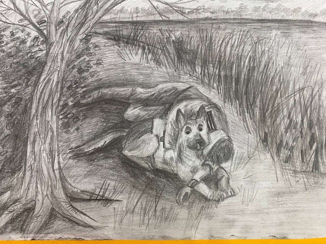 Акция рисунков «Собаки-герои Великой Отечественной войны». НРОО КЦ "Собаковод"