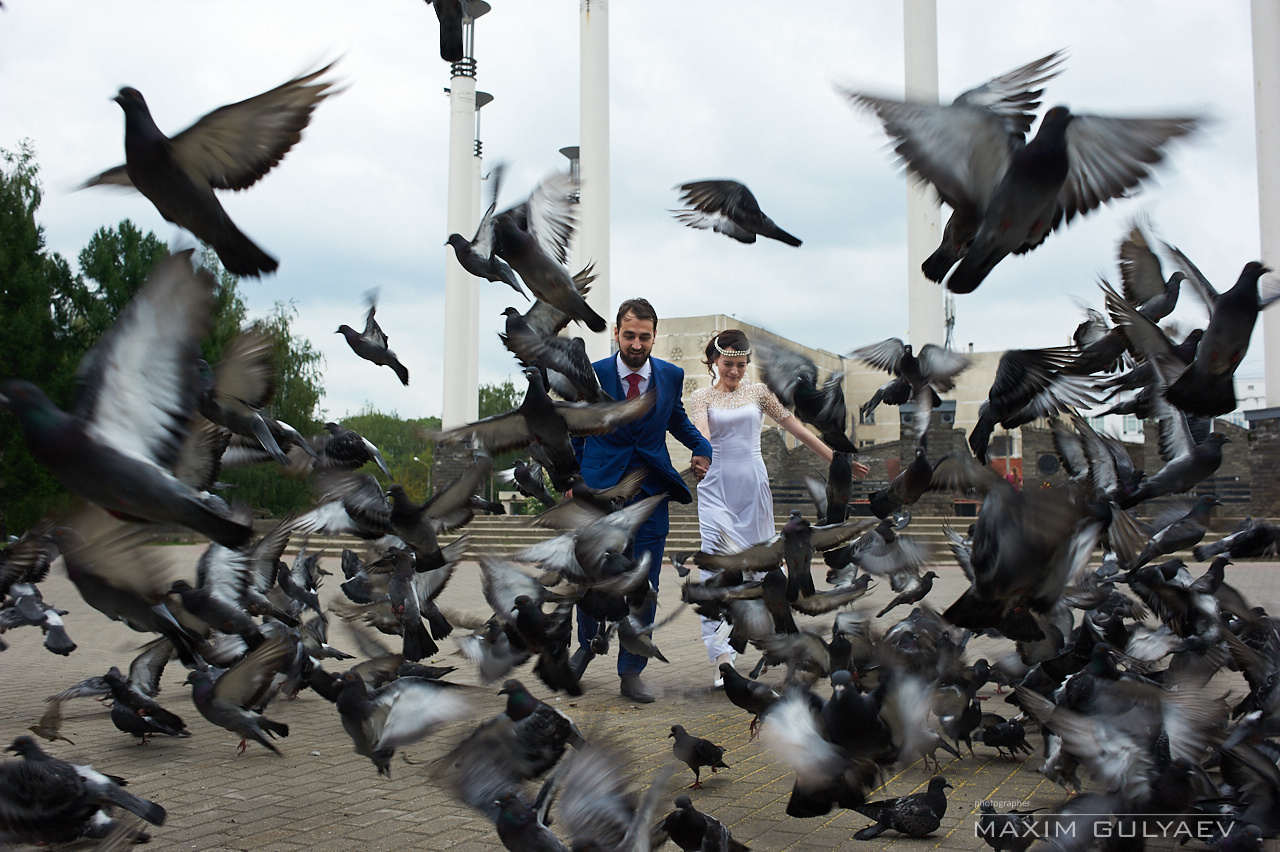 Свадьба красивой пары в ЗАГСе Нижегородского района