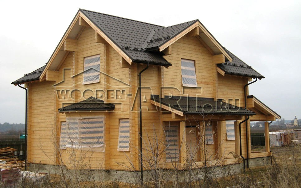 «Рыбушкино» 249 кв. м. Проекты деревянных домов