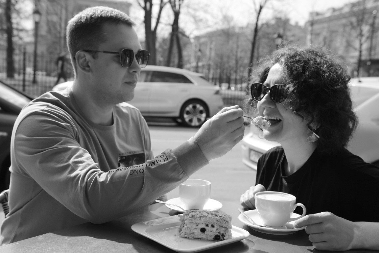 кафе ресторан уличная съемка