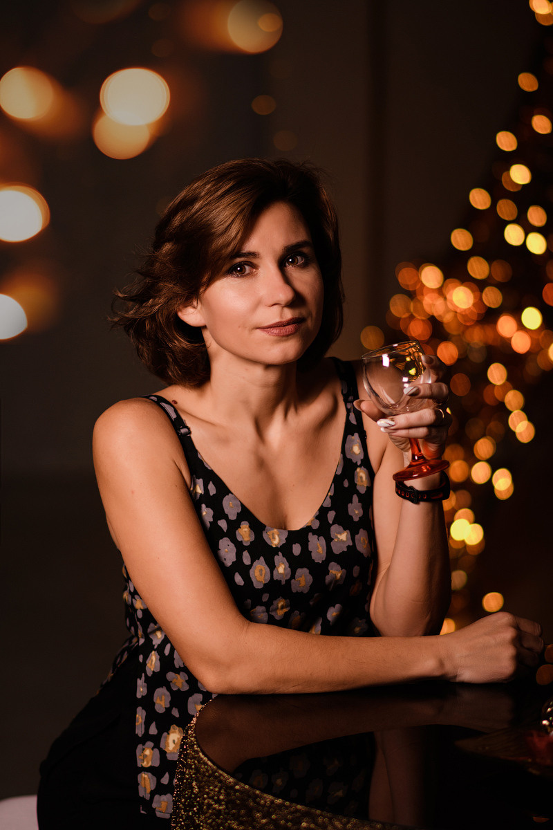 Новогодние фото. Студия. Майя Афзаал. Фотограф. Псков