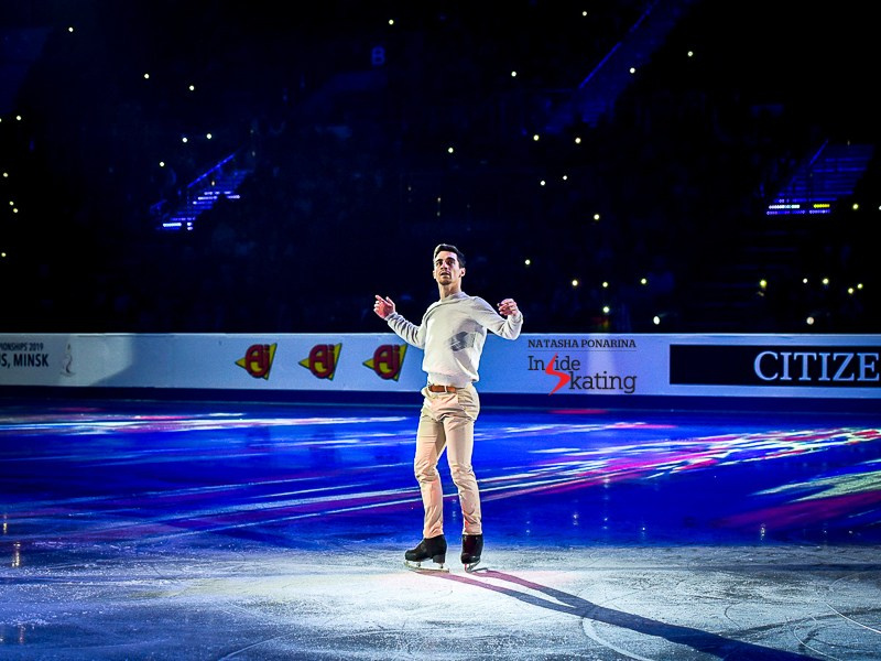 Javier Fernandez ECH 2019 Gala. Russian figure skating photographer from Saint-Petersburg