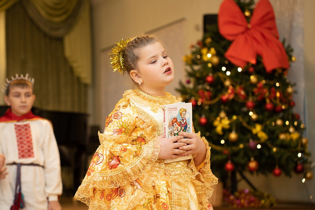 Новогодняя ёлка для ребят в ДШИ имени И. О. Дунаевского!. Фотограф Мария Ковкова