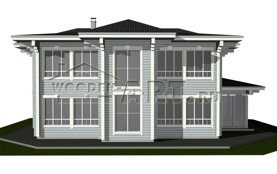 «Жуковка» 546 кв. м. Проекты деревянных домов